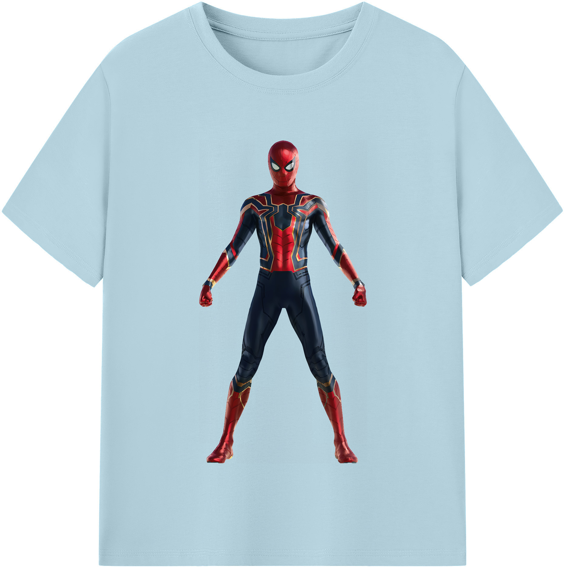 （画像用） Spider Man スパイダーマン 綿100％半袖Tシャツ（フロントプリント）